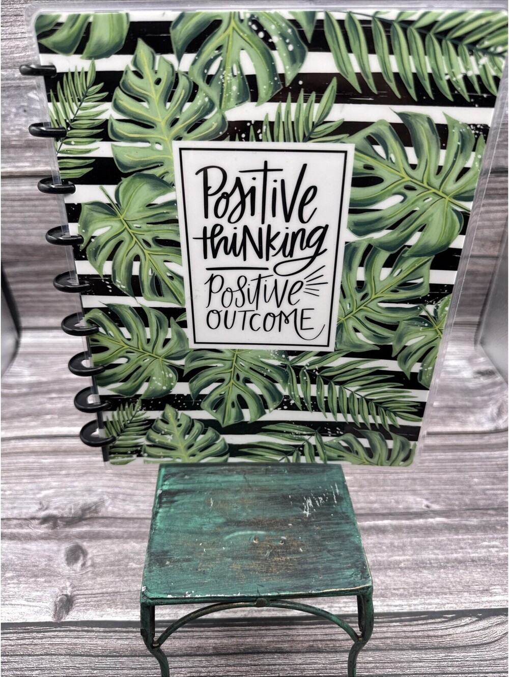 Happy Planner Classic Cover “Positive Thinking Positive Outcome” Ring Planner